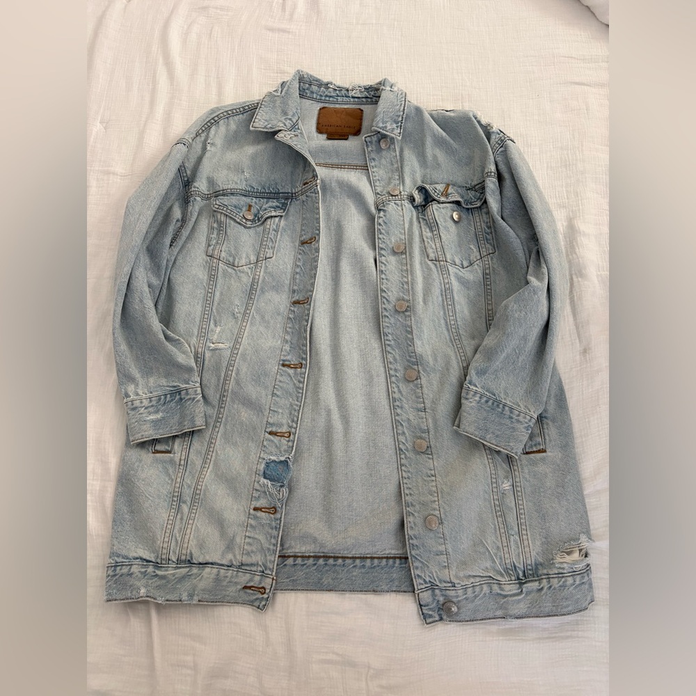 American Eagle Outfitters Light Blue Jean Jacket